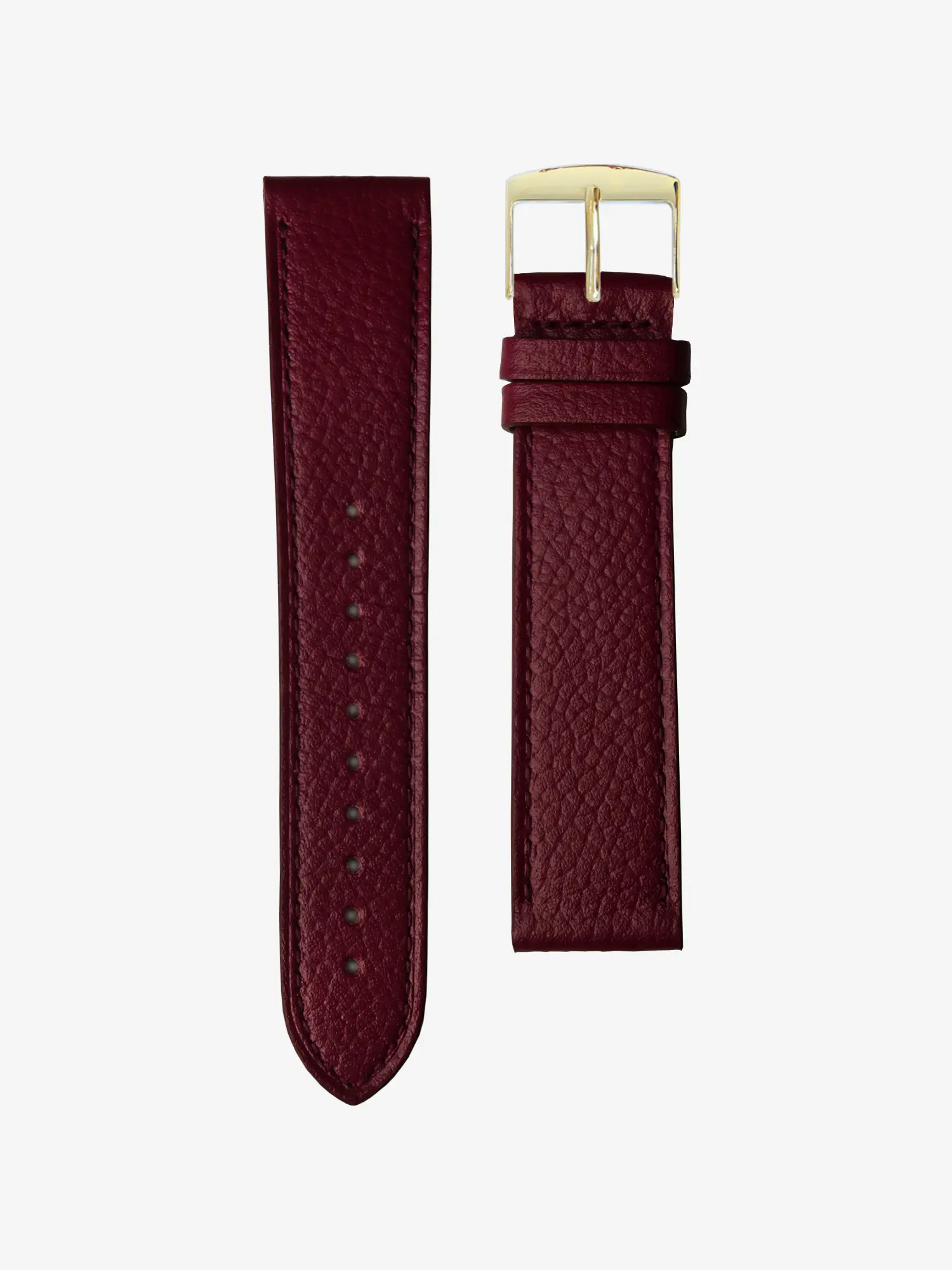 BRACELET CUIR - BORDEAUX GRAINÉ - Image 4