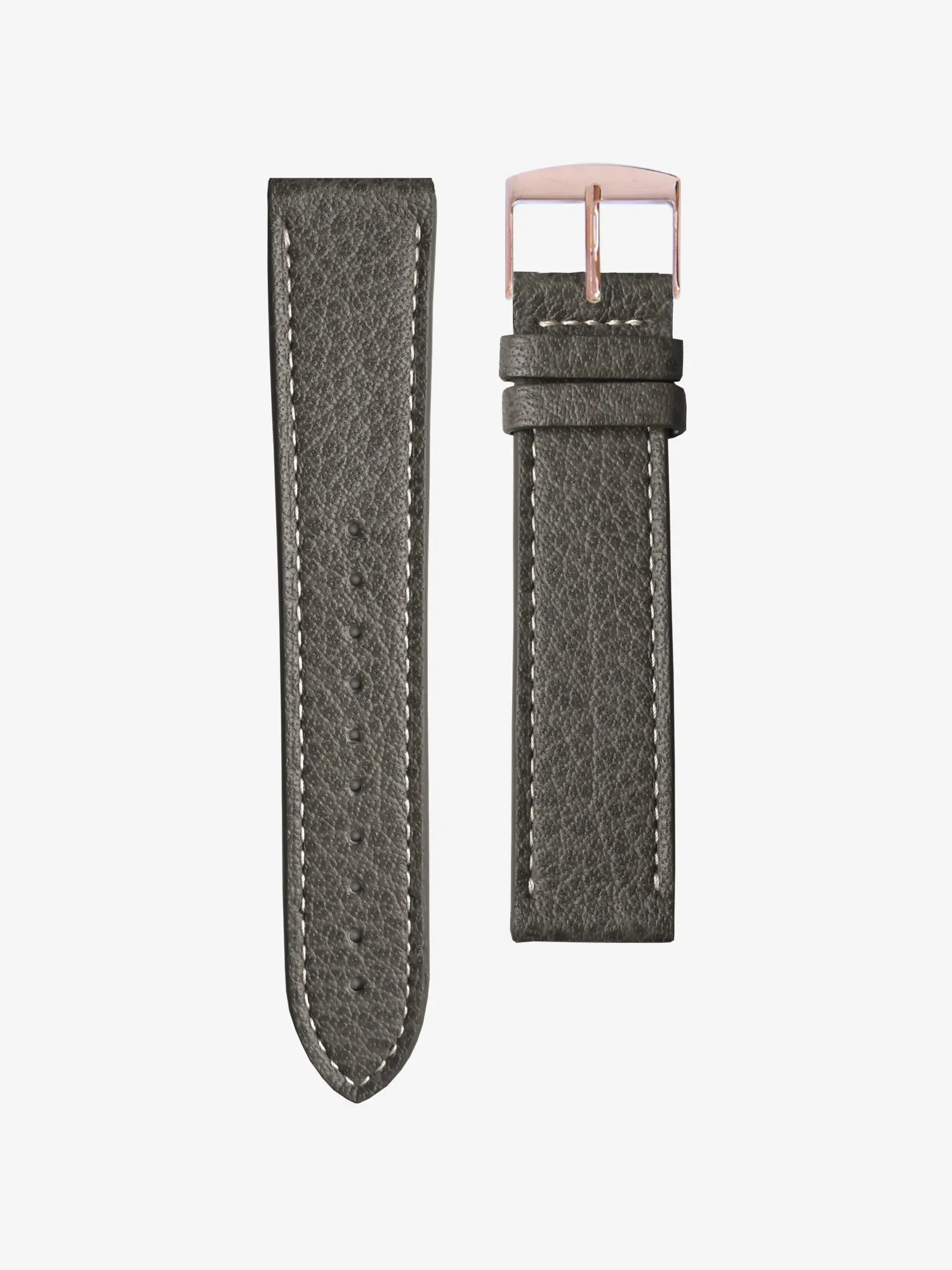 BRACELET CUIR - GRIS ARDOISE SURPIQUÉ - Image 4