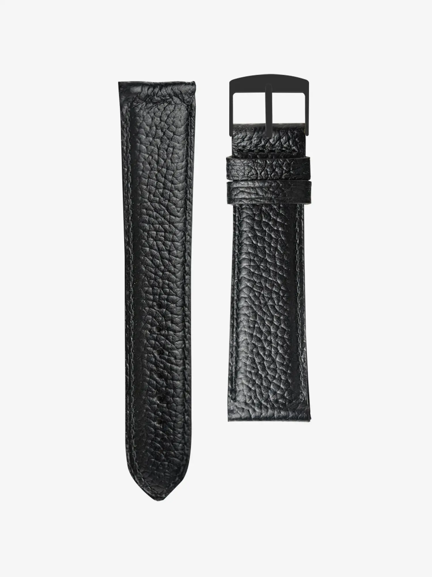 BRACELET CUIR - NOIR RÉGLISSE GRAINÉ - Image 4