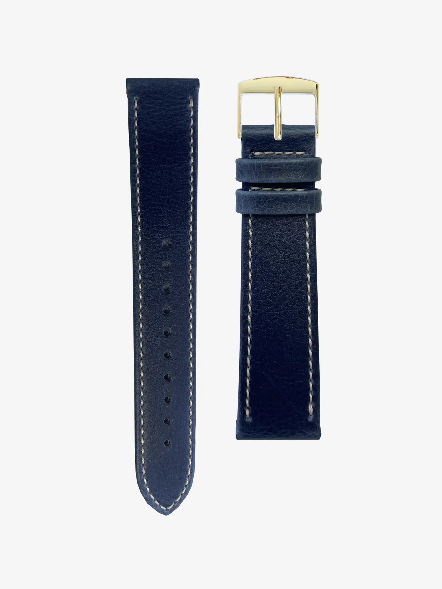 BRACELET CUIR VEGAN - BLEU OCÉAN - Image 4