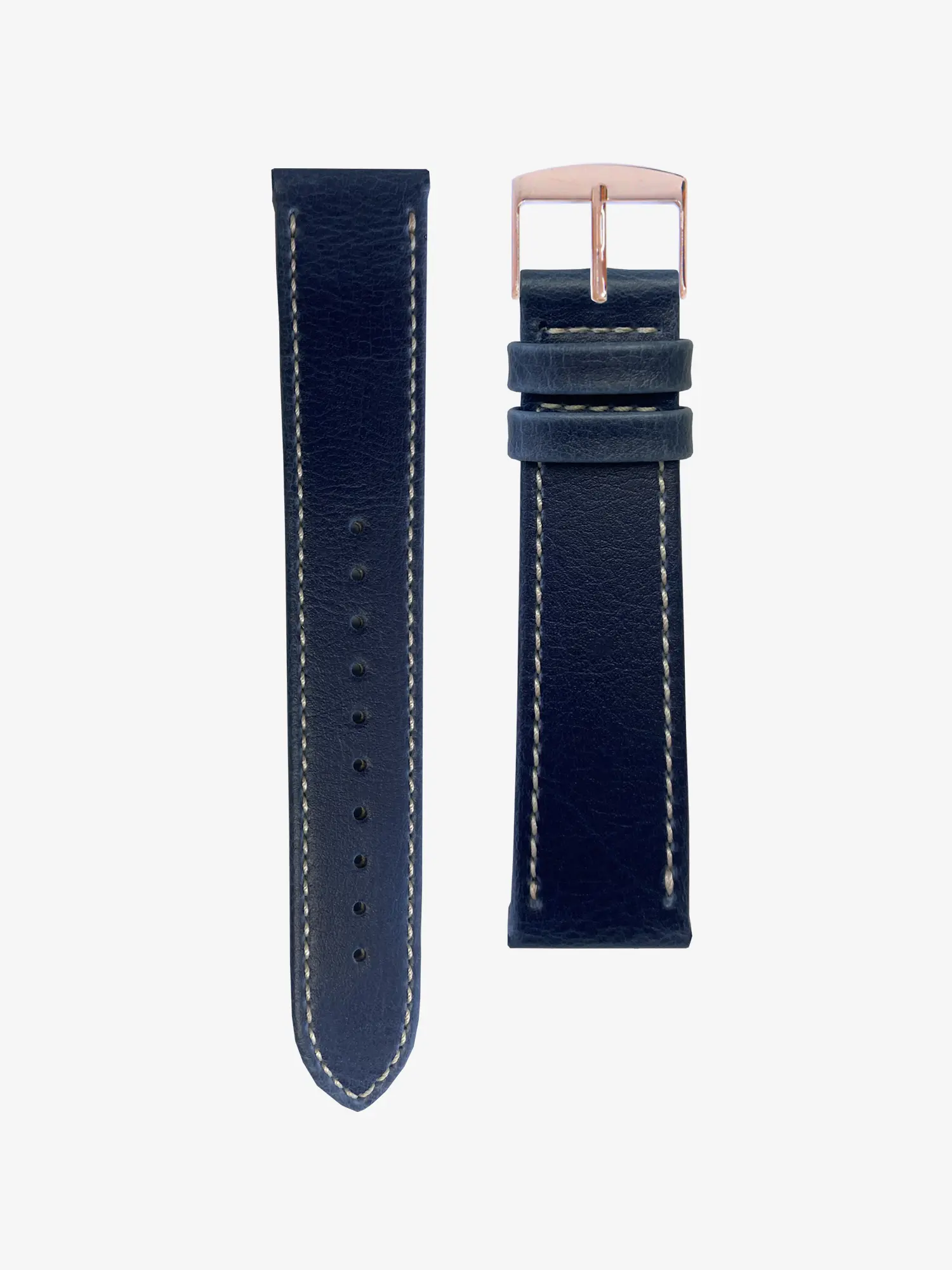 BRACELET CUIR VEGAN - BLEU OCÉAN - Image 5
