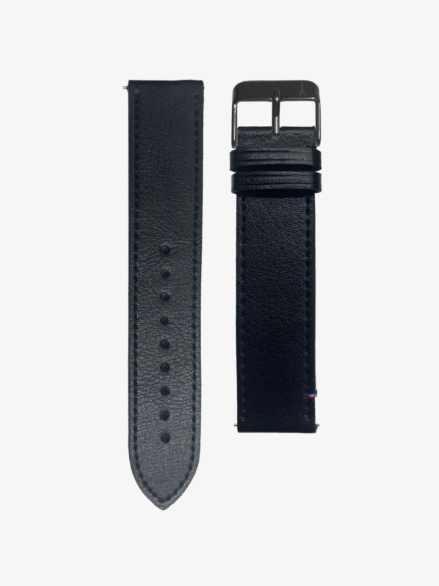 BRACELET CUIR VEGAN - NOIR SURPIQUÉ MADE IN FRANCE - Image 7