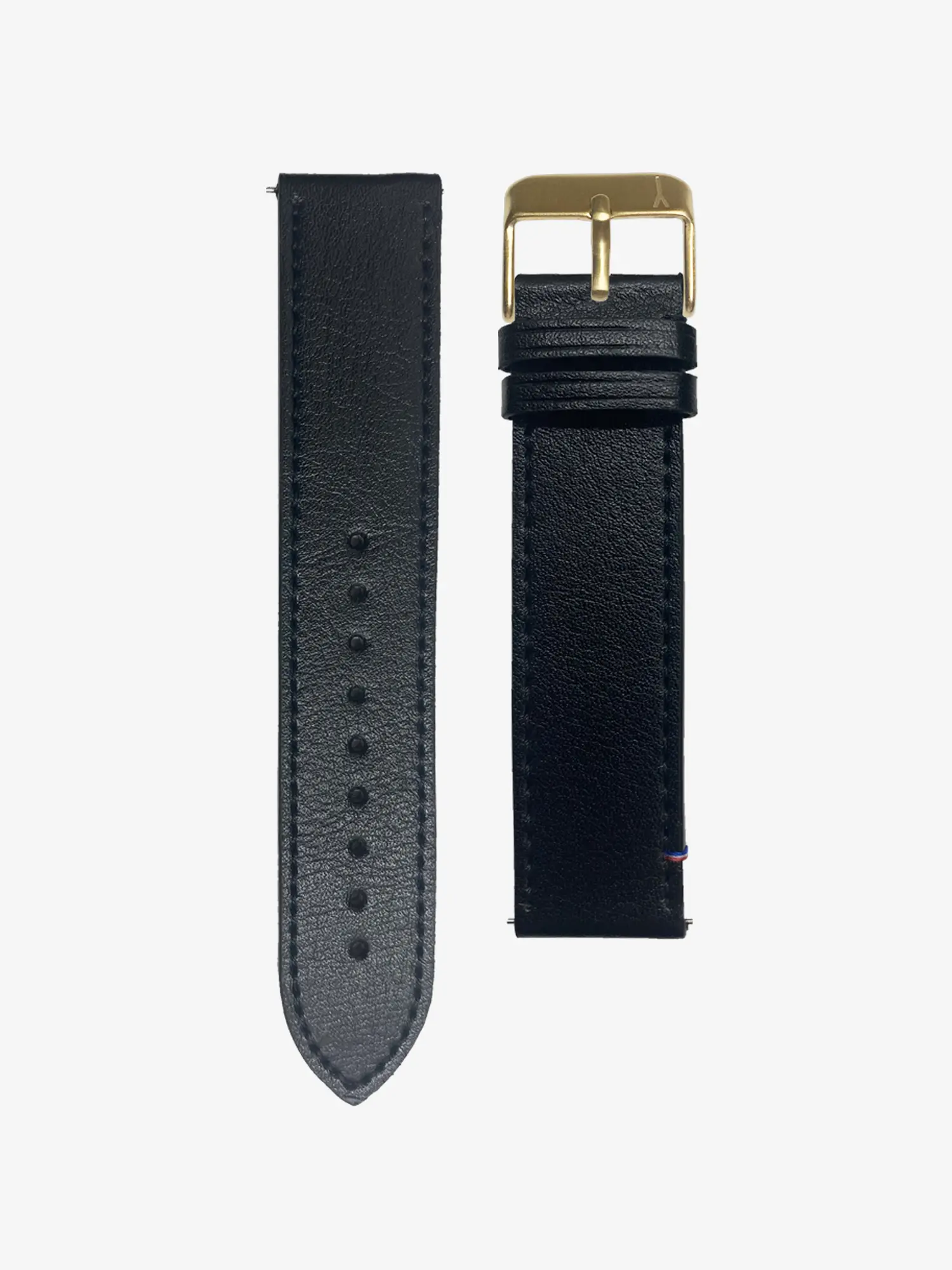 BRACELET CUIR VEGAN - NOIR SURPIQUÉ MADE IN FRANCE - Image 8