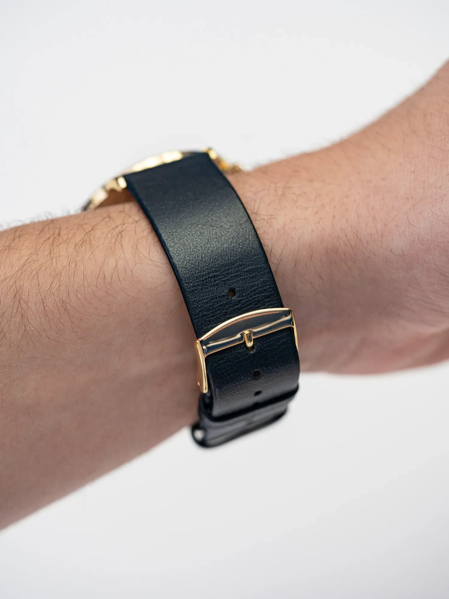 BRACELET CUIR - BLEU OCÉAN - Image 2