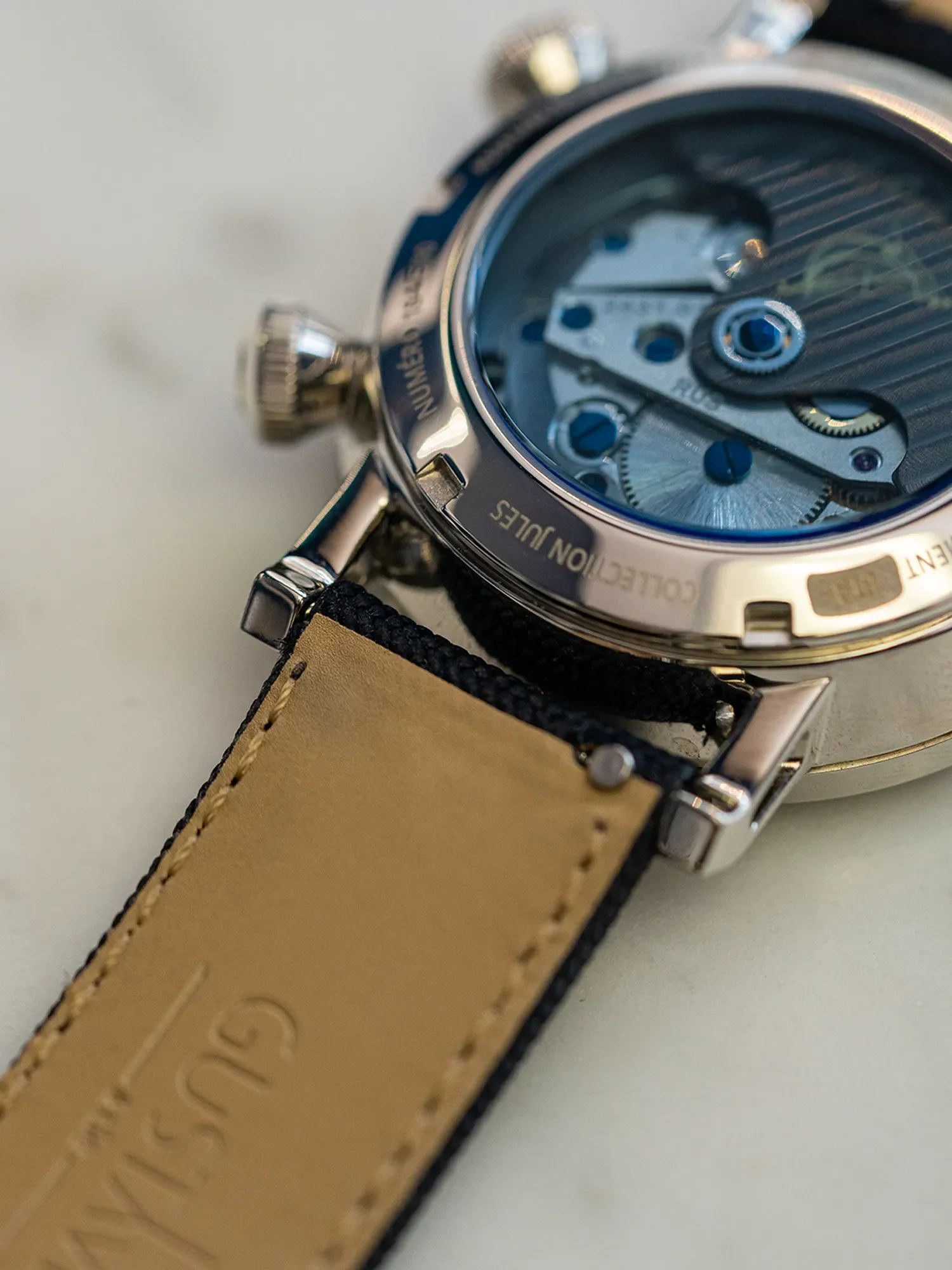 BRACELET TOILE SEAQUAL - BLEU MADE IN FRANCE - Image 3
