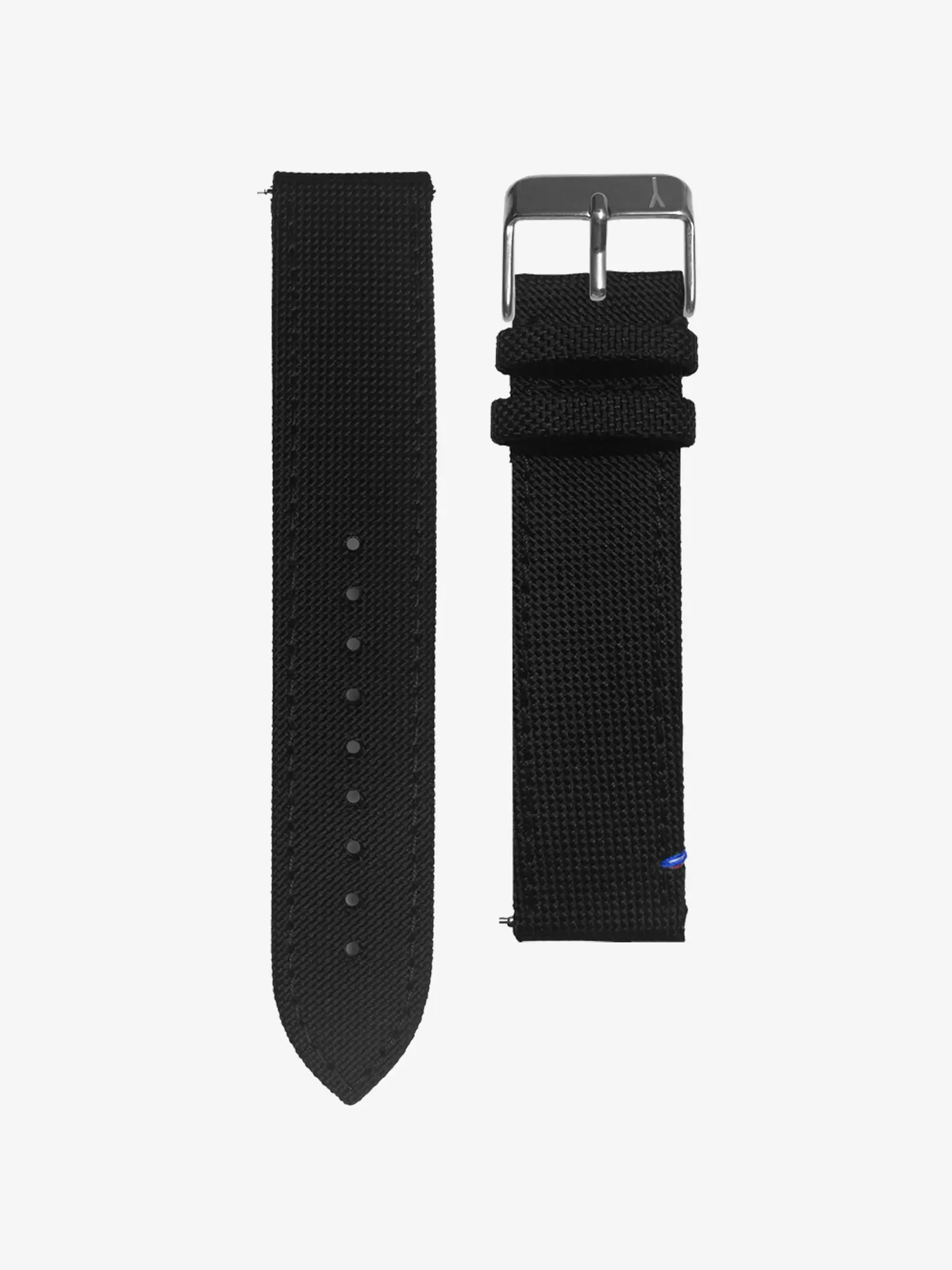 BRACELET TOILE SEAQUAL - NOIR MADE IN FRANCE - Image 4