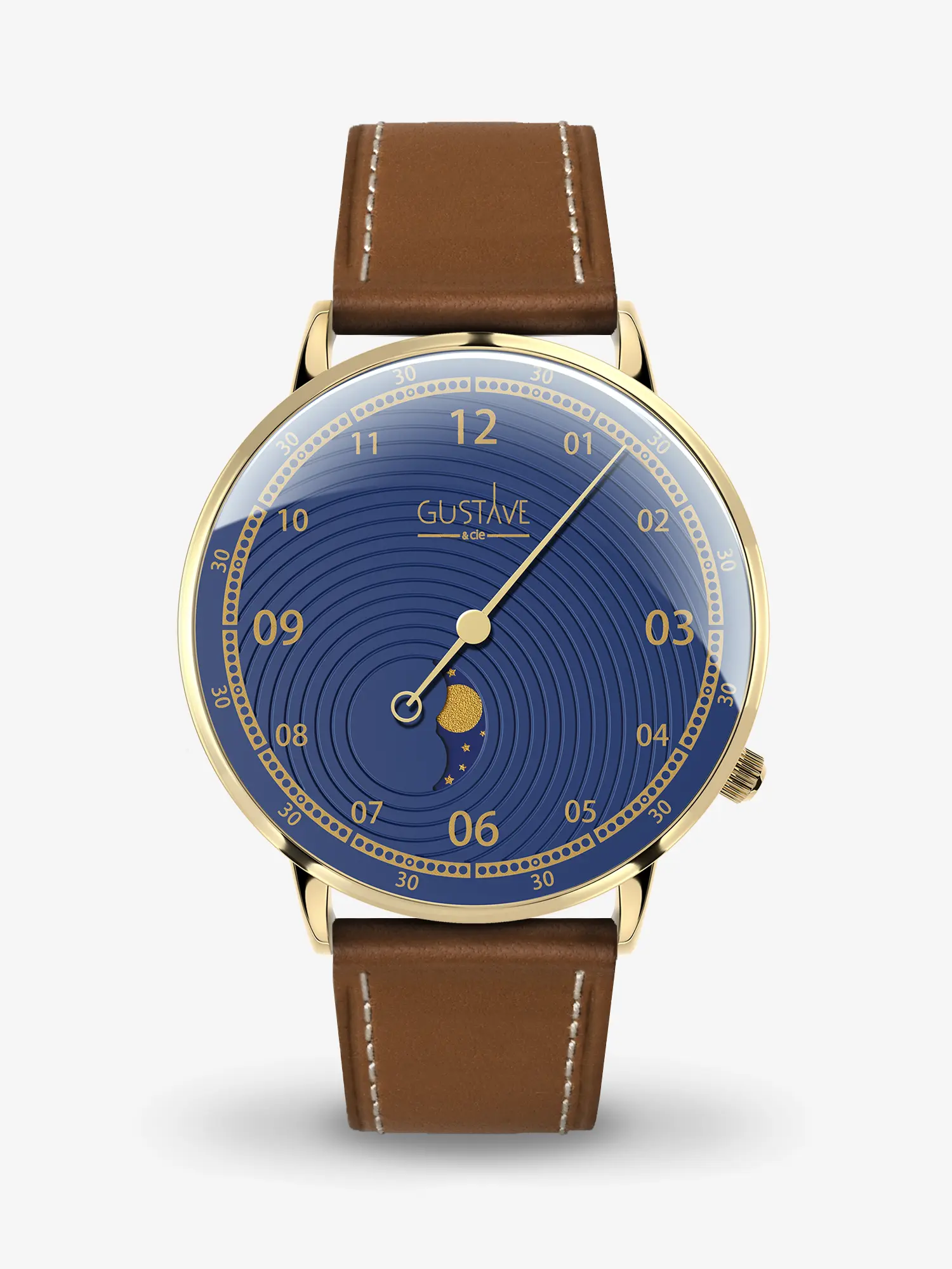 GEORGES 12H - OR ET BLEU