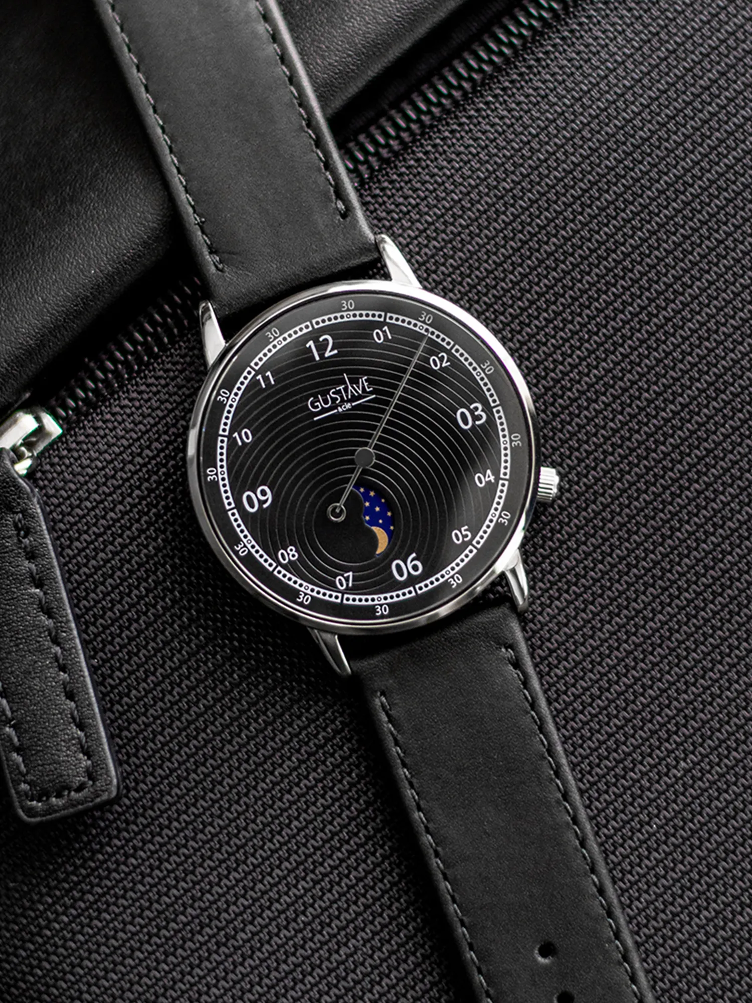 GEORGES 12H - ARGENT ET NOIR - Image 3